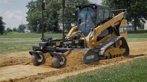 laser grader box for skid steer|skid steer laser leveling attachment.